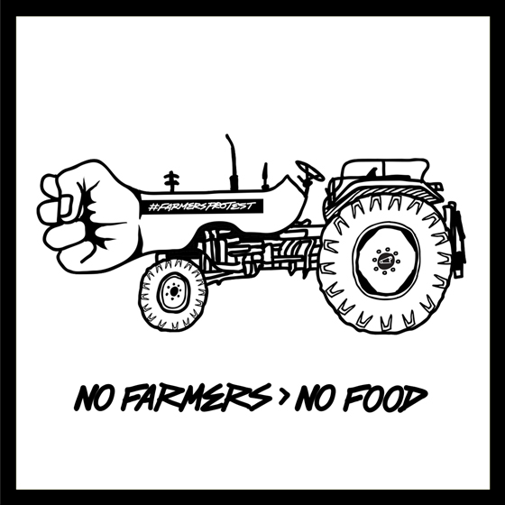 #FARMERSPROTEST