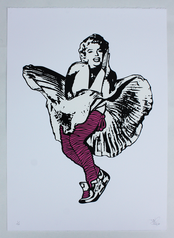 Lacy Marilyn Monroe print front