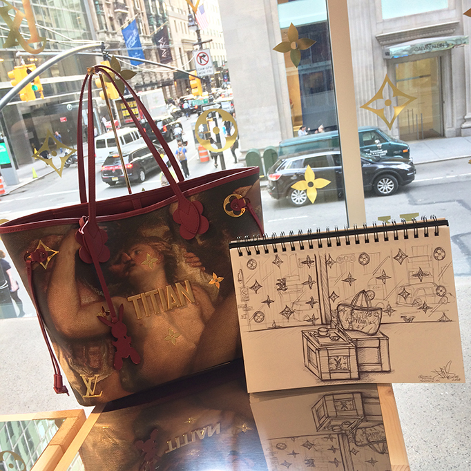 LOUIS VUITTON NEW YORK SKETCH