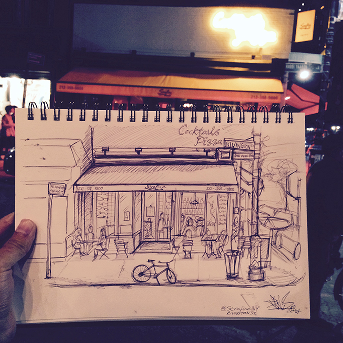 SERAFINA NEW YORK SKETCH