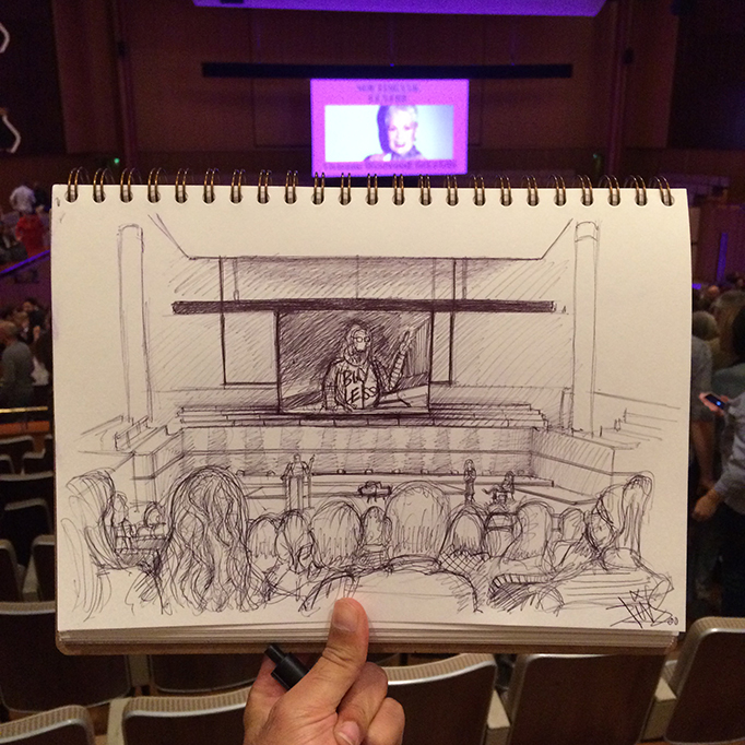 Vivienne Westwood Talk Southbank Centre sketch