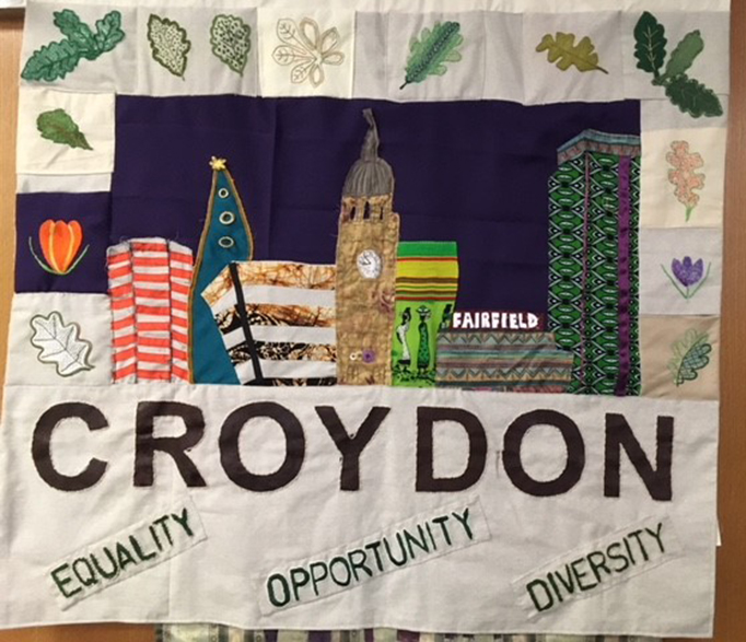 Croydon Banner Votes For Women