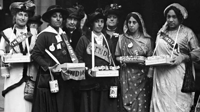 Princess Sophia Duleep Singh, British Indian with Women