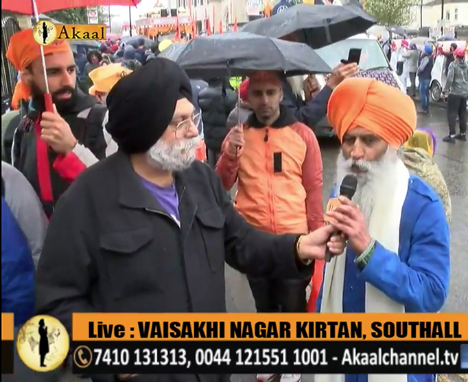 Vaisakhi 2018 Sikh Southall Nagar Kirtan Akaal TV