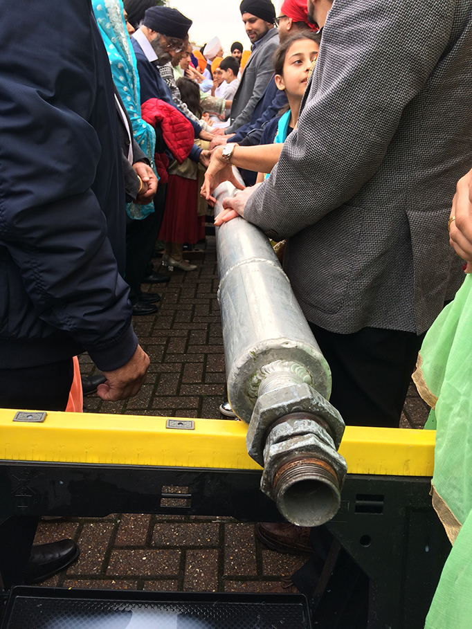 Vaisakhi 2018 Sikh Gurdwara South London Nishan Sahib 1