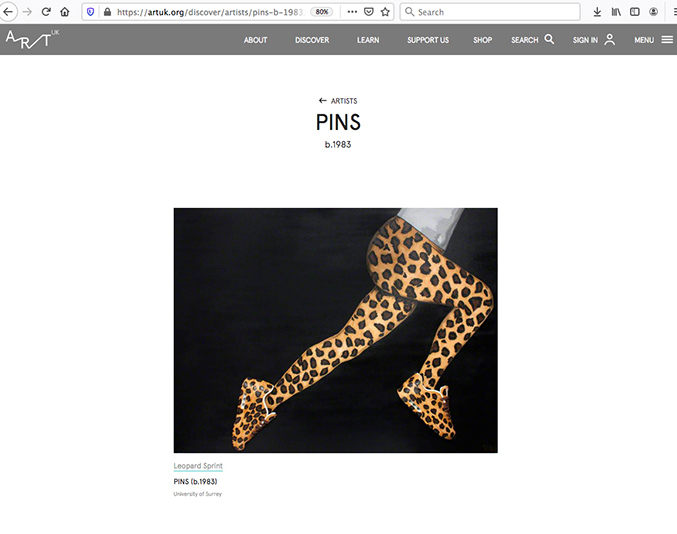 Art UK, Leopard Sprint, PiNS Artist 3