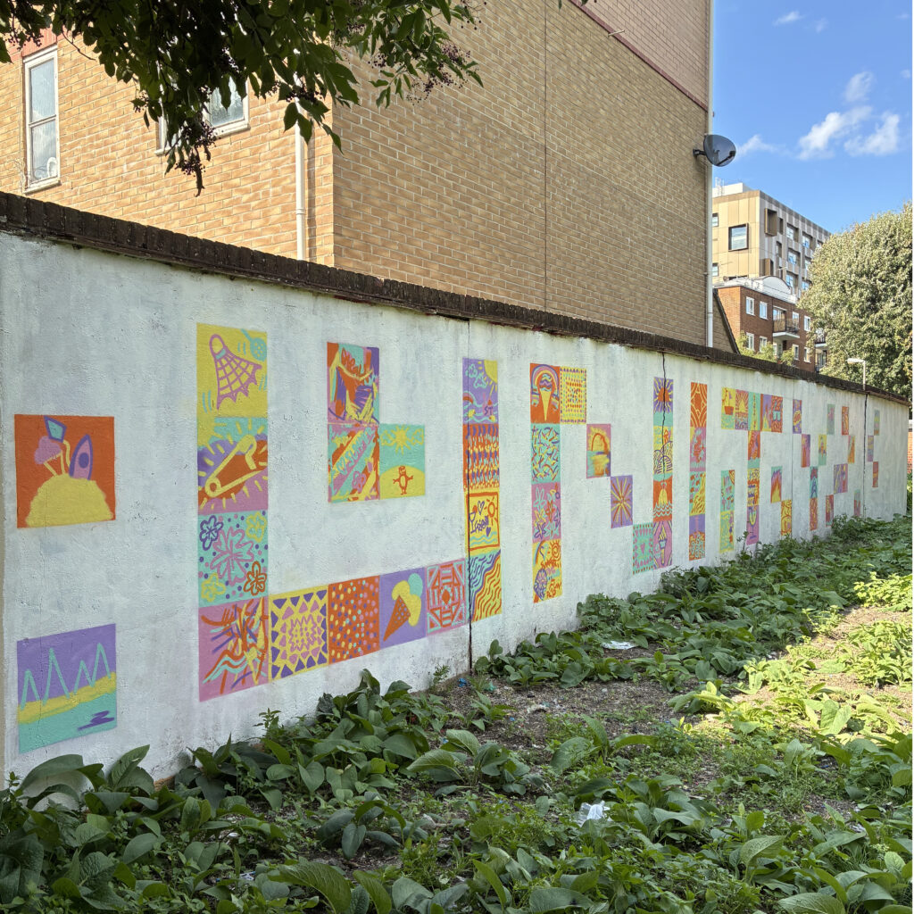 UNITY – MURAL / HAPPY STREETS FESTIVAL, OASIS GREEN SPACE, WANDSWORTH