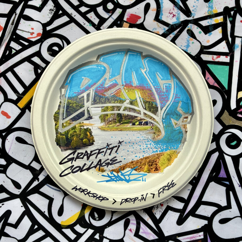 GRAFFITI COLLAGE – HALF TERM DROP-IN SESSIONS