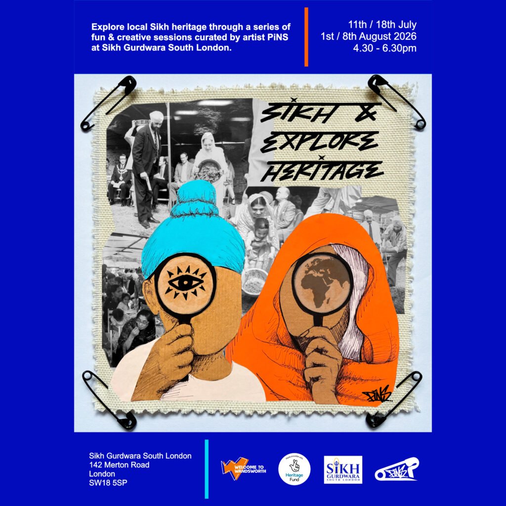 SIKH & EXPLORE HERITAGE – CREATIVE SESSIONS @ SIKH GURDWARA SOUTH LONDON