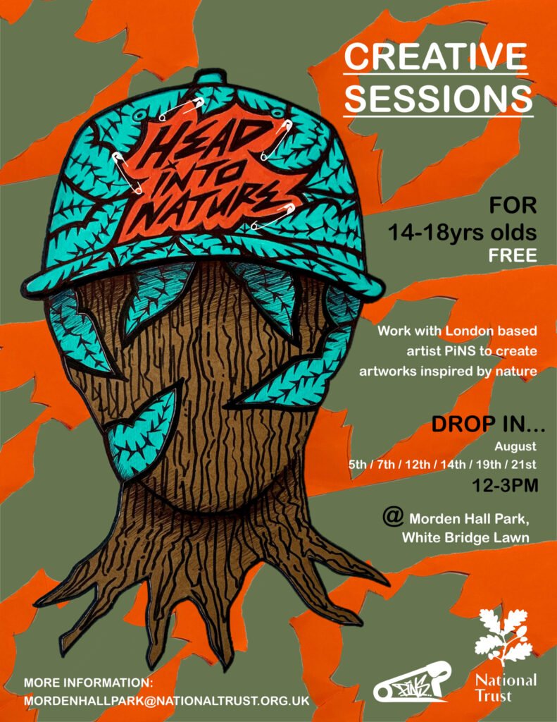 HEAD INTO NATURE – CREATIVE SESSIONS @ MORDEN HALL PARK, NATIONAL TRUST